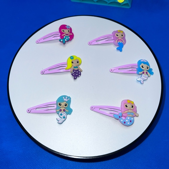 NWOT - Set of 6 Mermaid Hair Barrettes!! - Picture 3 of 9